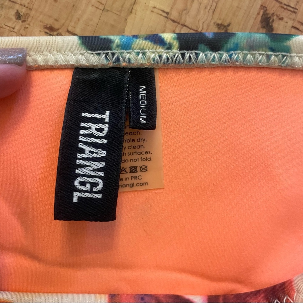 Triangl Floral Strapless Bikini Set - Picture 9 of 12